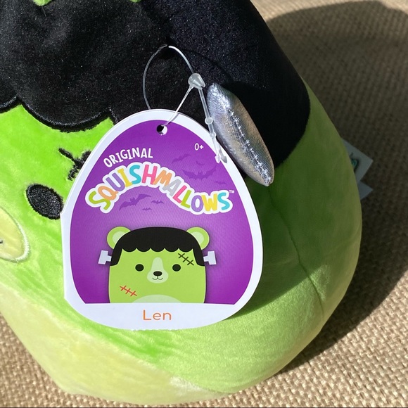 Squishmallow LEN Frankenstein Bear 8” NWT - Picture 5 of 7